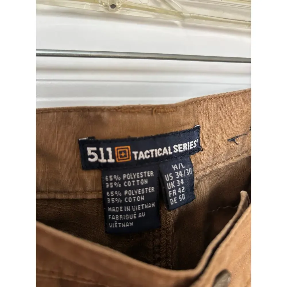 5.11 Tactical Men's Taclite Pro Performance Pants - Cargo Pockets Men’s 34 X 30